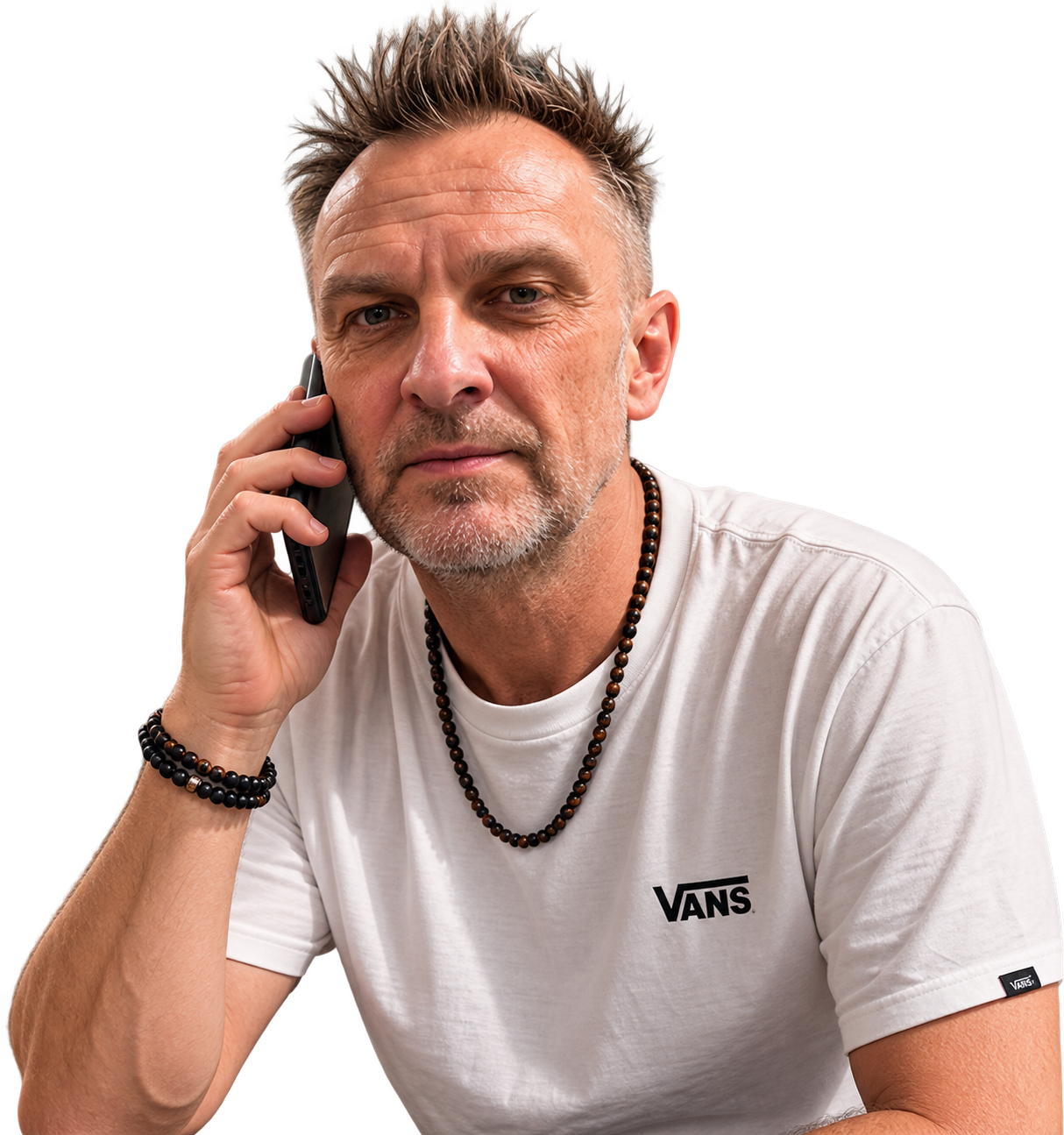 Aleš Uhlíř s telefonem