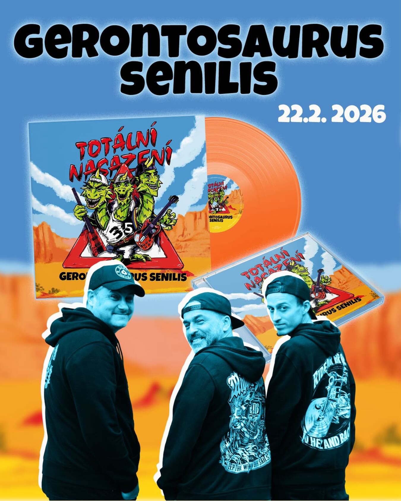Gerontosaurus Senilis – aktuální album Totálního nasazení